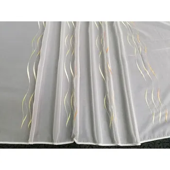 Záclona BYTEMA Hotová záclona Gerster Pruhy oranžovo-zelené 310x175 cm 310x175