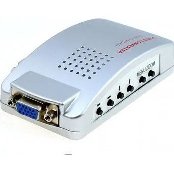 Bezpečnostní kamera TV AV RCA S-VIDEO to PC VGA převodník na VGA