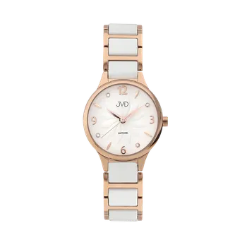 Hodinky Dámské náramkové keramické hodinky JVD JG1001.2 se safírovým sklem (POŠTOVNÉ ZDARMA!!)