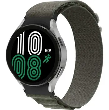Příslušenství k chytrým hodinkám VSECHNONAMOBIL 54709 NYLON Řemínek pro Samsung Galaxy Watch 5 (40mm / 44mm) 5 Pro 45mm zelený