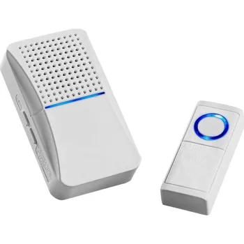 Domovní zvonek Heitronic 500662 bezdrátový zvonek kompletní sada