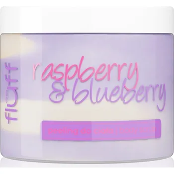 Tělový peeling Fluff Blueberry & Raspberry tělový peeling 160 ml