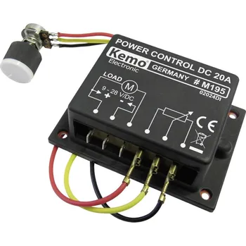 Měnič napětí Kemo M195 regulátor napájení PWM hotový modul 9 V/DC, 12 V/DC, 24 V/DC, 28 V/DC
