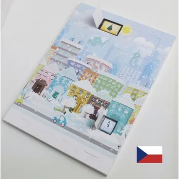 Čokoláda Adventní kalendář A3 s reklamním potiskem mléčná 100ks