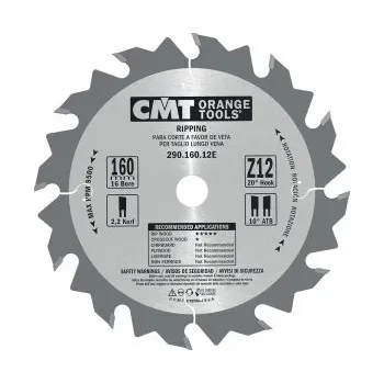 Pilový kotouč CMT Pilový kotouč pro elektronářadí, podélný řez - D190x20 Z12 HW C29019012H