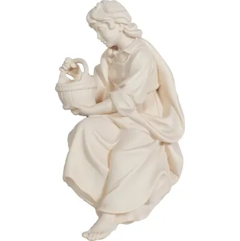 Vánoce Ornatis Žena sedící na studni Provedení: Přírodní bez malování, Velikost stojících figur dospělých postav: 11 cm Žena sedící na studni