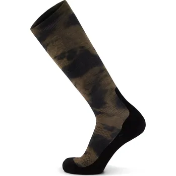 Pánské oblečení Merino ponožky MONS ROYALE ATLAS MERINO SNOW SOCK DIGITAL olive tie dye Velikost: M
