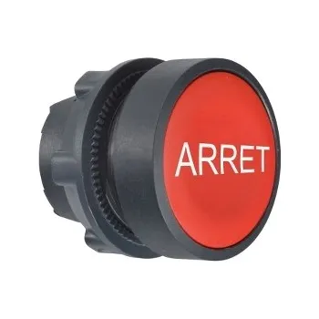 vypínač SCHN ZB5AA433 OVL.HL.STISKACÍ,S NÁVRATEM-SE SYMB.