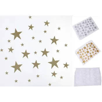 Samolepící dekorace Samolepící hvězdičky - více barev arch 39 ks