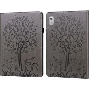Pouzdro na tablet VSECHNONAMOBIL 57596 ART TREE Flip ový obal Lenovo Tab M8 4. generace (4th gen) šedý