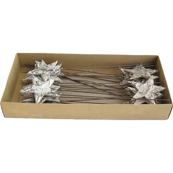 Vánoční dekorace Hvězda březová kůra B O/s 6,5 cm