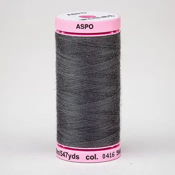 Nit Univerzální šicí nit Amann ASPO 120 polyesterová, šedá 0416, návin 500m