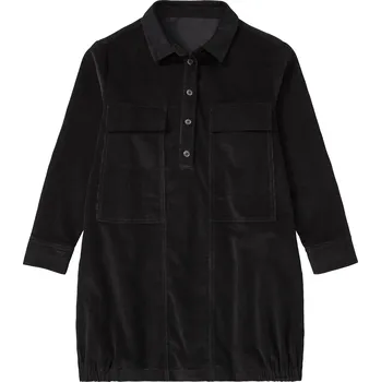 Dívčí šaty pepperts!® Dívčí manšestrové šaty (černá, 146)