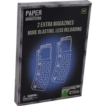 Náhradní zásobníky do zbraně Paper Shooters Green Spit 2 ks - zelené