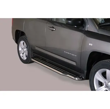 Boční nášlapy JEEP Compass 2011-16 Misutonida P/298 černý povrch