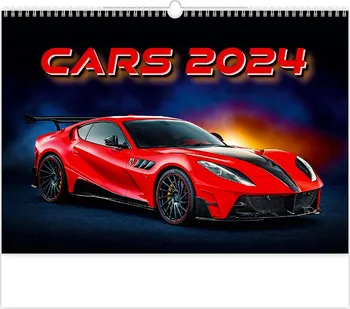 Kalendář Helma365 Nástěnný kalendář Cars 2024
