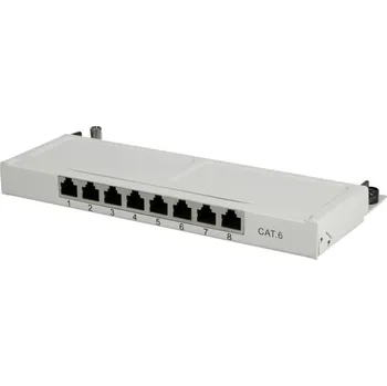 Patch panel LogiLink NP0077 patch panel 483 mm (19) CAT 6 0.5 U černá