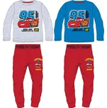 Chlapecké pyžamo - Auta 52049925 šedý melír / červená Barva: Šedá, Velikost: 128