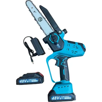 Motorová pila THO Elektrická řetězová ruční pila 8" 2x 2,0 Ah