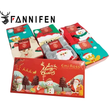 Dámské ponožky Emi Ross Mystery box - Dámské Vánoční ponožky ECC2984MC 2 páry 35-38