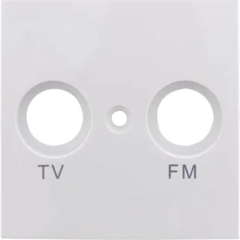 Elektrická zásuvka REV kryt zásuvky TV, rádio Studio bílá 0208630106 1 ks