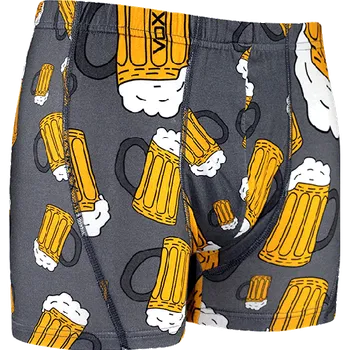 Boxerky Boxerky pivo - šedé - velikost L (Velikost L)