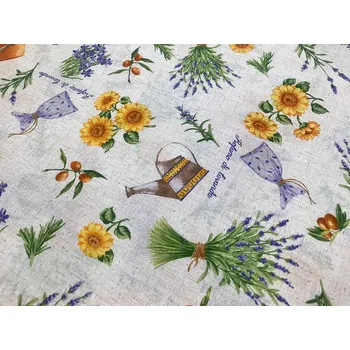 BYTEMA Dekorační látka Levandule PROVENCE šíře 140 cm