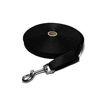 Vodítko pro psa Vodítko DINOFASHION stopovací ploché černé 20m/2cm