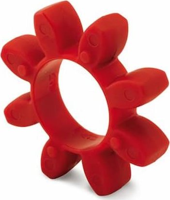 Hřídelová spojka RX 38/45-98 (ER38045) - pružný element (98 Shore A, červený, polyuretan)