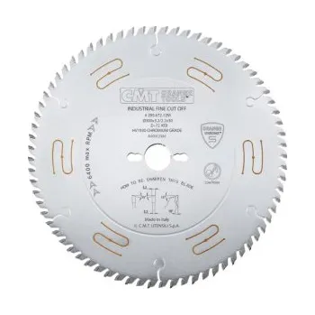 Pilový kotouč CMT CHROME Pilový kotouč pro podélné a příčné řezy - D300x3,2 d30 Z72 HW Odhlučněný C28567212M