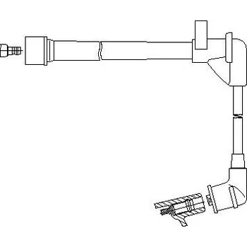 Zapalovací kabel zapalovací kabel, , BREMI, 710/65