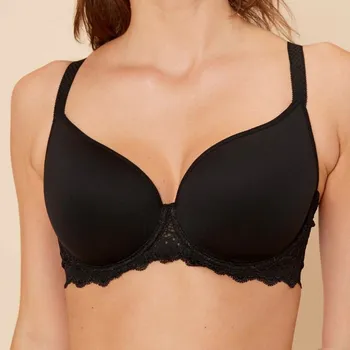 Podprsenka Simone Pérèle - Caresse podprsenka jemně vyztužená black 65F 12A316