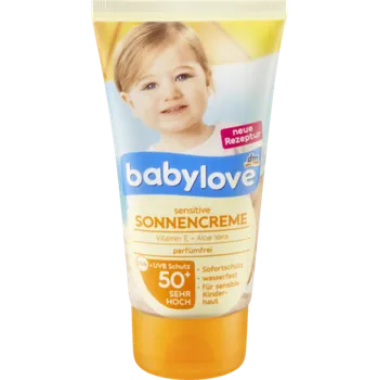 BABYLOVE DĚTSKÝ KRÉM SENSITIV OF50+ - Německo!