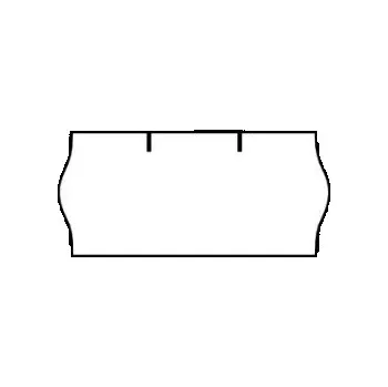 Samolepící etiketa Etikety cenové 26x12 mm Contact bílé na mražené