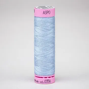 Nit Univerzální šicí nit Amann ASPO 120 polyesterová, světle modrá nafialovělá 0356, návin 100m