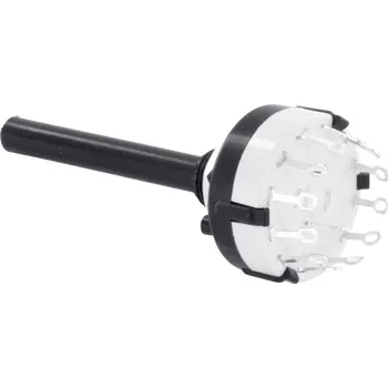 vypínač TRU COMPONENTS TC-DS3X4L TC-DS3X4L otočný spínač 0.35 A Počet pozic přepínače 4 4 x 30 ° 1 ks