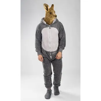 Dámský overall Dupačky teddy oslík XL - šedá