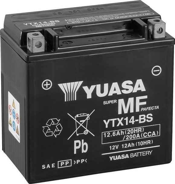 Yuasa motobaterie YTX14-BS