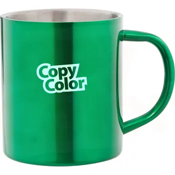 Gravírování Nerezový zelený hrnek s dvojitou stěnou, 300 ml