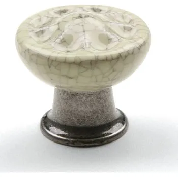 Nábytek TULIP Knop Country staročerná/porcelán béžový (TULIP Knop Country staročerná/porcelán béžový)