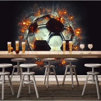 Fototapeta Solution Media 3D Tapeta - Fotbalový Míč MU3182 3 - 3D Relief - Vliesová tapeta - 320g/m2