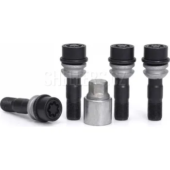 Autodoplněk Pojistné bezpečnostní šrouby M15x1,25x54 kulová pohyblivá R14, klíč 17, SICUSTAR BVNMB54, MERCEDES