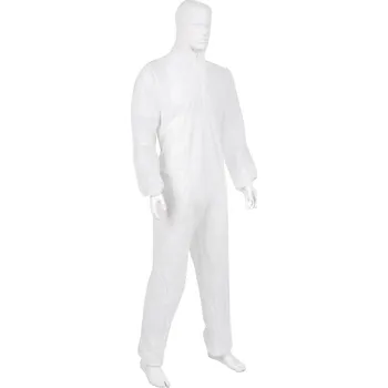 Jednorázový oděv medical care & serve 1005176 Ochranný overall extra velký, XXL vel. Oblečení: XXL bílá