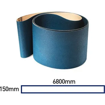 Brusný papír Nekonečný brusný pás s antistatikou EKA 1000, 150x6800mm, P60