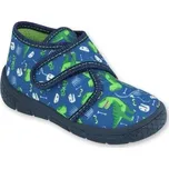 kotníkové bačkůrky Befado 538P037 s dinosaury velikost 21