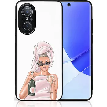 Pouzdro na tablet VSECHNONAMOBIL 45644 MY ART Ochranný obal Huawei nova 9 SE WOMAN -CHAMPAGNE (134)