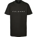Triko dětské Mister Tee Friends Logo - černé, 110/116