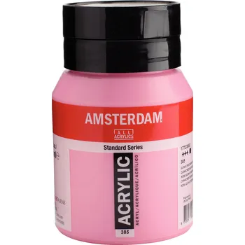 Vodová barva Akrylová barva Amsterdam Standard - 385 Quinacridone Rose Light Objem: 500 ml