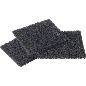 Příslušenství pro digestoř TOOLCRAFT 79-7201 uhlíkový filtr 3dílná (d x š x v) 130 x 130 x 10 mm 3 ks