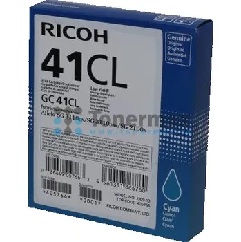 Ricoh GC-41CL, GC41CL, 405766 azurový originální